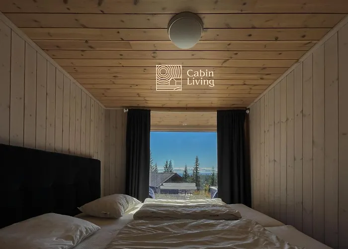 New Large In Out & Sauna Ferienhaus Sjusjøen
